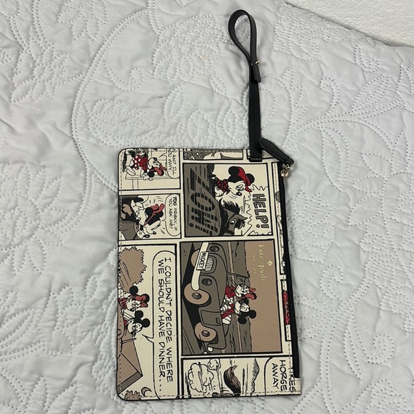 Kate Spade Mickey & Minnie Detachable Disney Wristlet Only - Picture 2 of 11